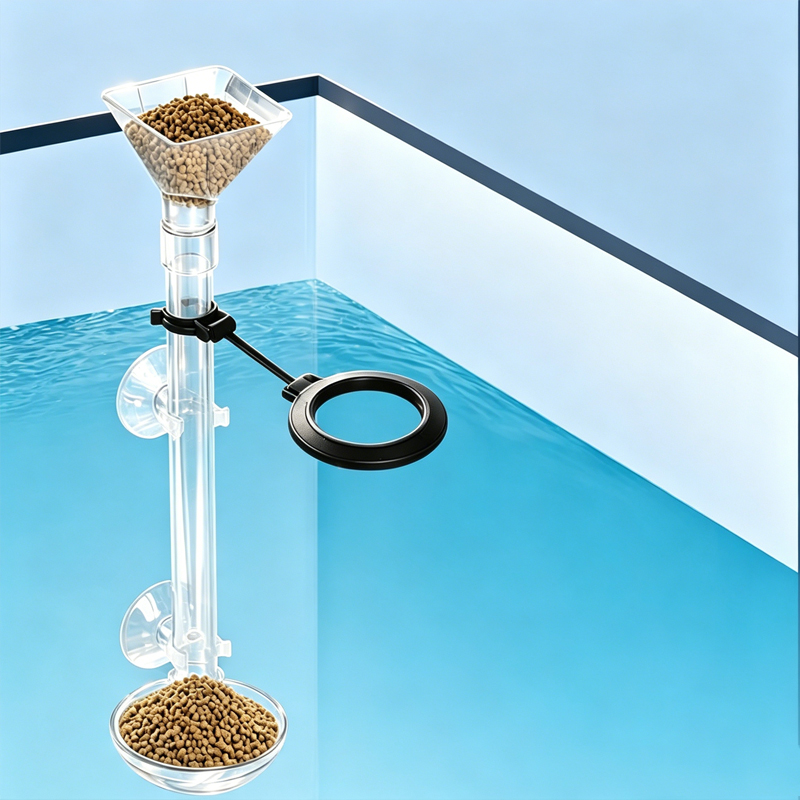 Aquarium Fertilizer - Acrylic Aquarium Fish Feeder Transparent Tube