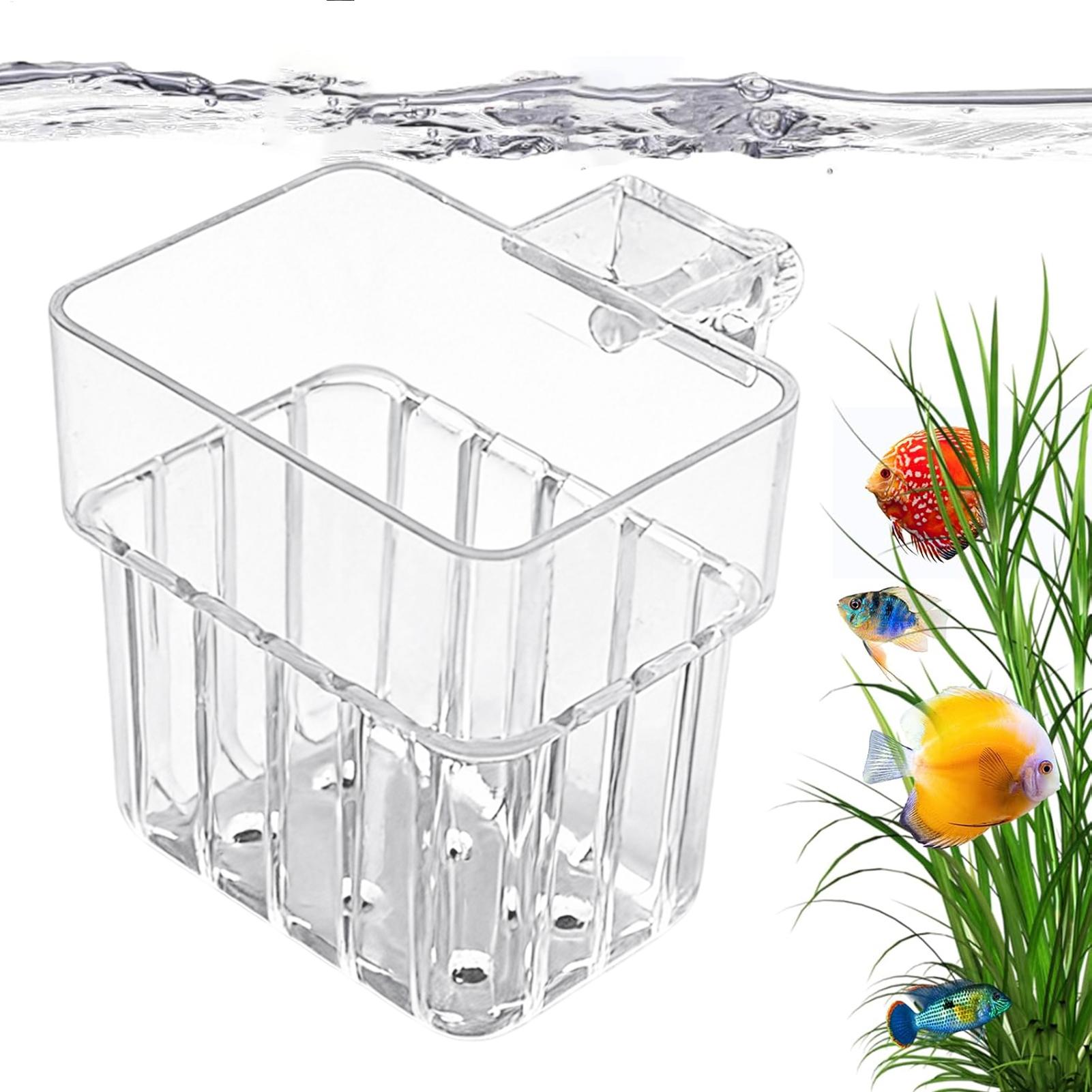 Aquarium Plants Live - Aquarium Transparent Hanger Pot Hangable Aquarium