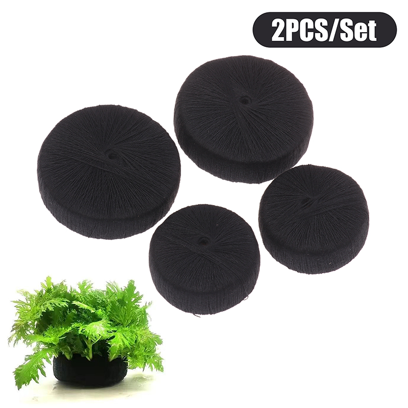 Aquarium Plant Substrate - 2Pcs 5/7cm Fish Tank Water Grass