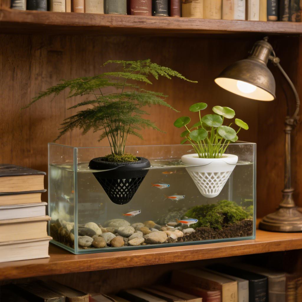 2PCS Floating Aquarium Plant H - огляд і ціна Plant Aquarium Pot