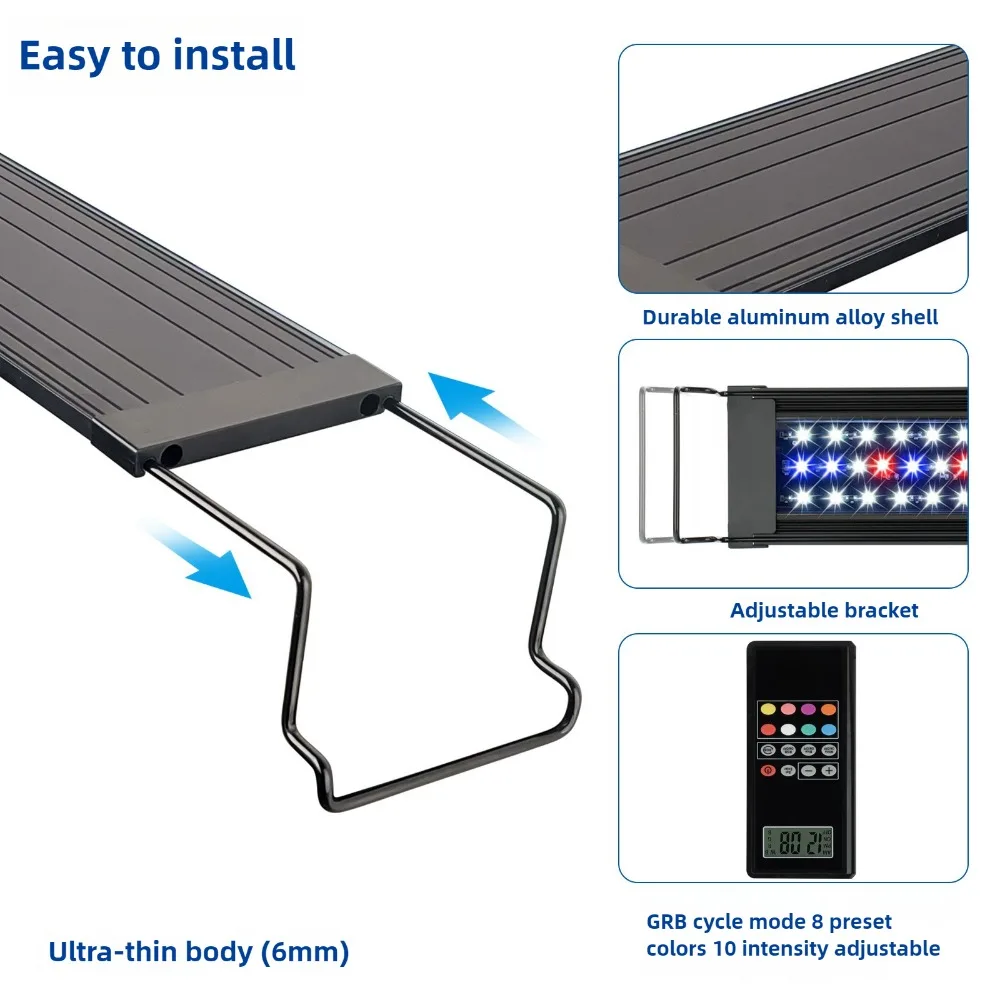 Programmable LED Aquarium Ligh - огляд і ціна Planted Aquarium Algae Control
