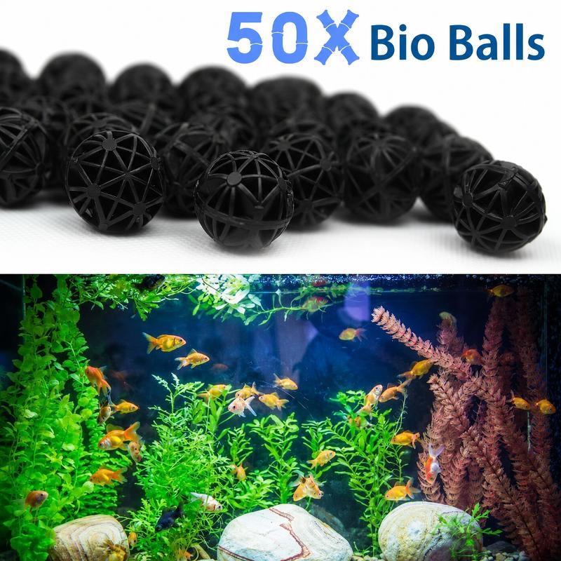 50Pcs 16mm Aquarium Bio Filter - огляд і ціна Aquarium Fertilizer
