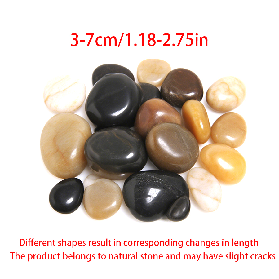 300-700g Smooth River Pebbles, - огляд і ціна Plant Aquarium Pot