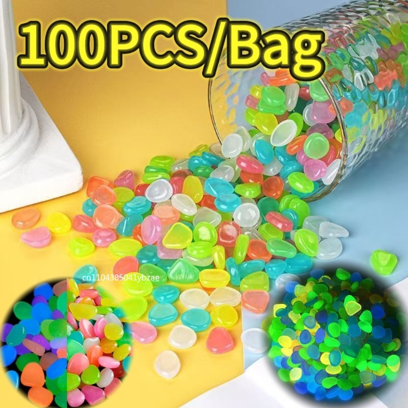 100-800pcs Glow in The Dark Pe - огляд і ціна Plant Aquarium Pot