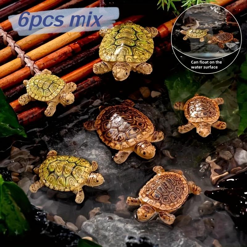 6 Mini Turtle Statues for Aqua - огляд і ціна Aquarium Moss