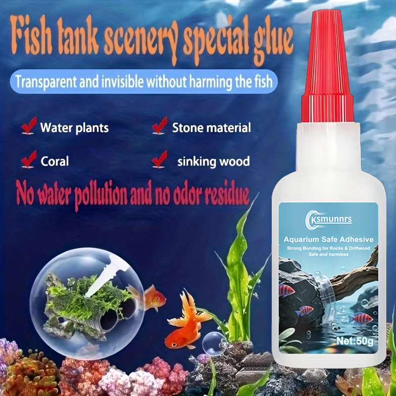 Aquarium Landscape Glue, Quick - огляд і ціна Aquarium Plant Substrate