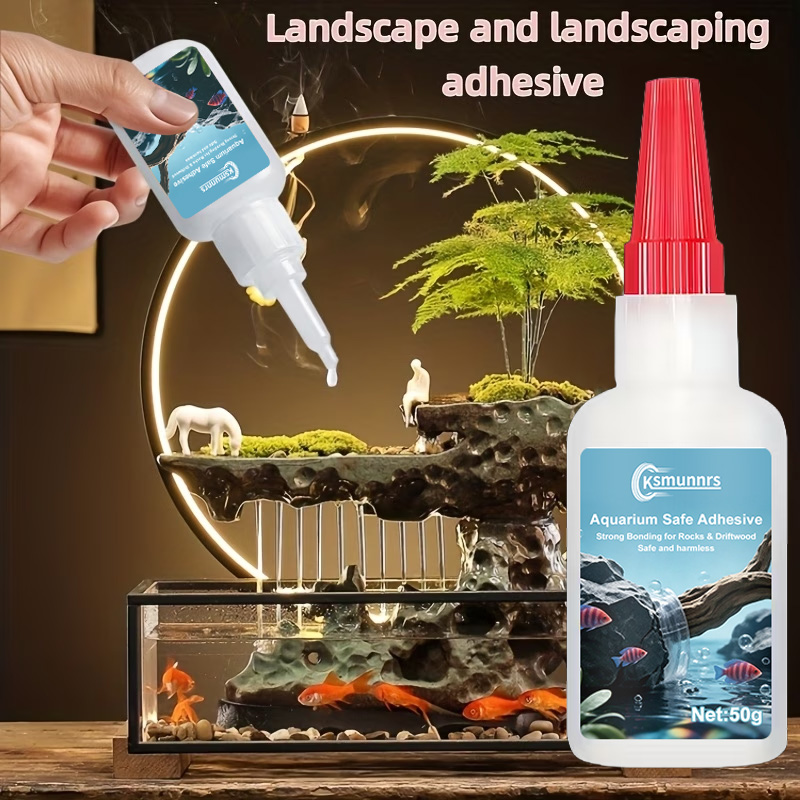 Aquarium Landscape Glue, Quick - огляд і ціна Aquarium Plant Substrate