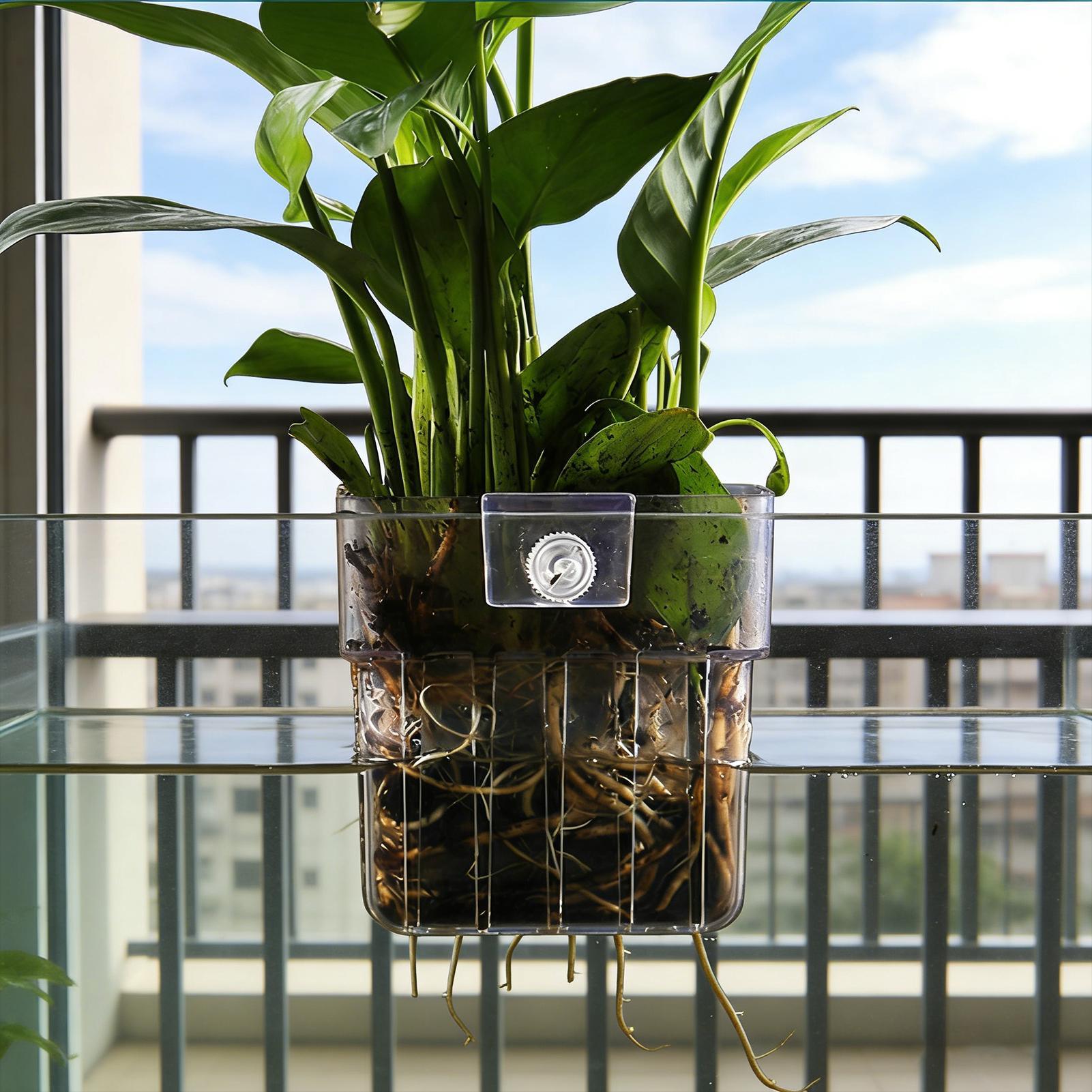 Aquarium Plant Basket Transpar - огляд і ціна Plant Aquarium Pot