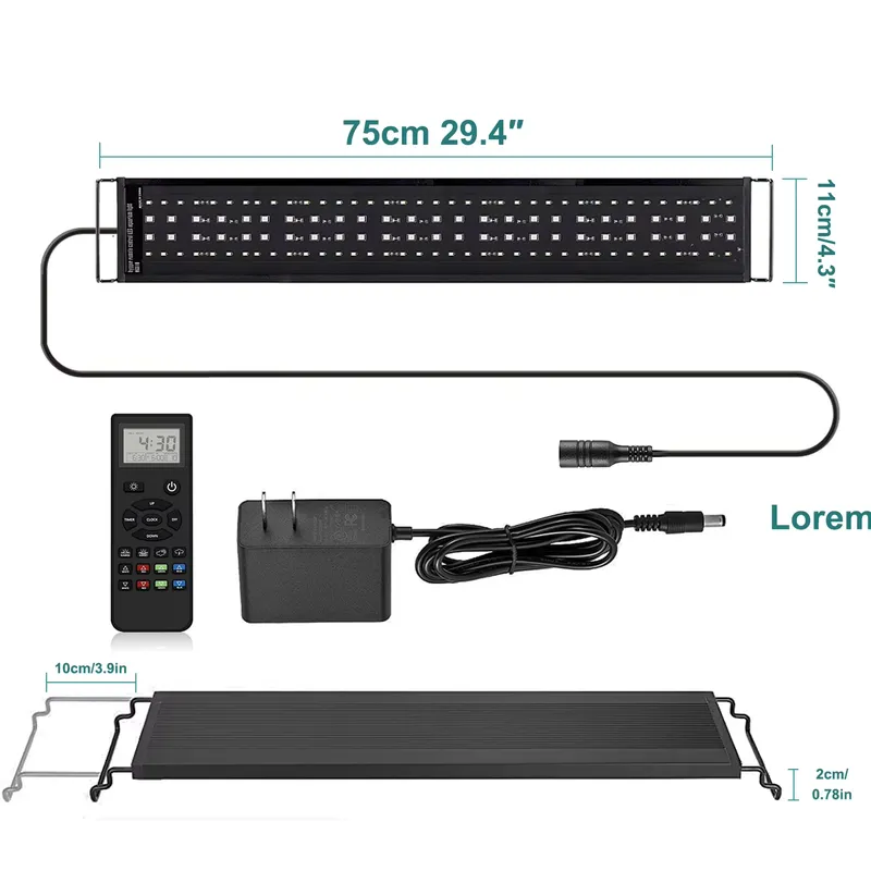 SIROKA 75cm Professional LED F - огляд і ціна Live Plant Aquarium