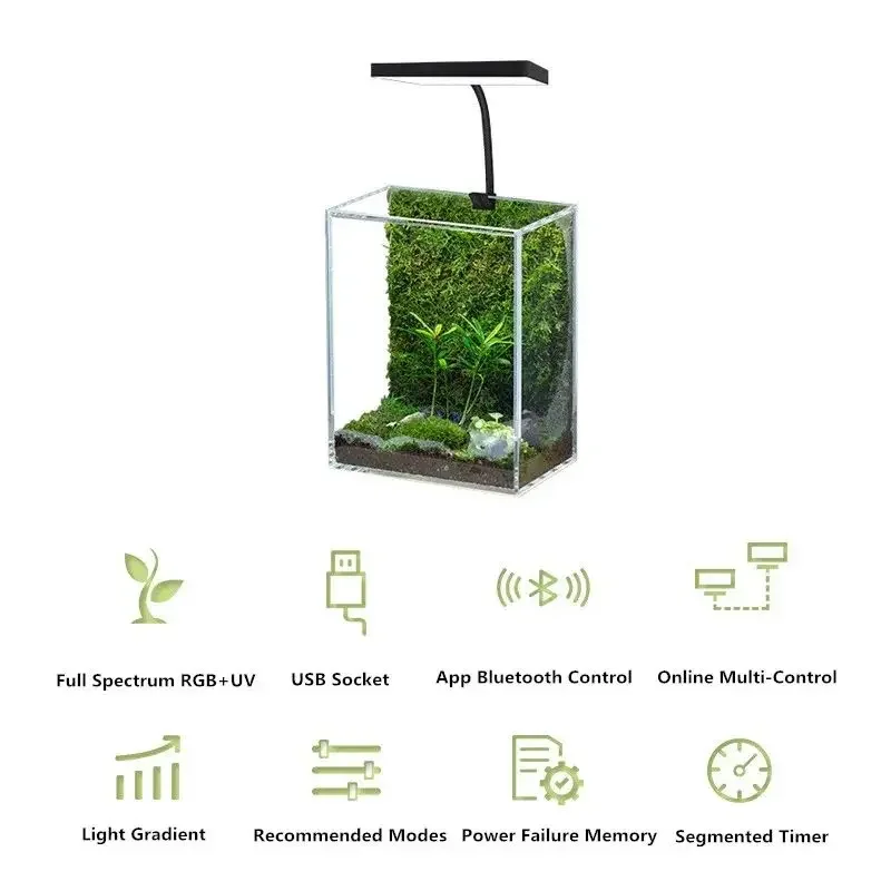 WEEK AQUA Mag Pro USB Nano Aqu - огляд і ціна Aquarium Plant Light