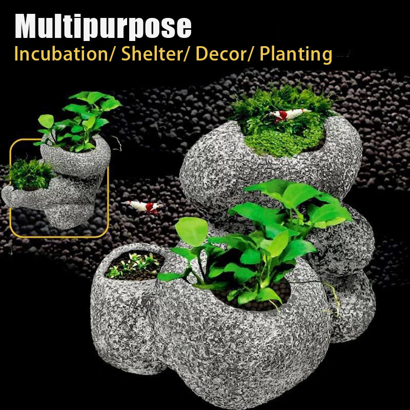 Fish Shrimp Incubation Shelter - огляд і ціна Plant Aquarium Pot