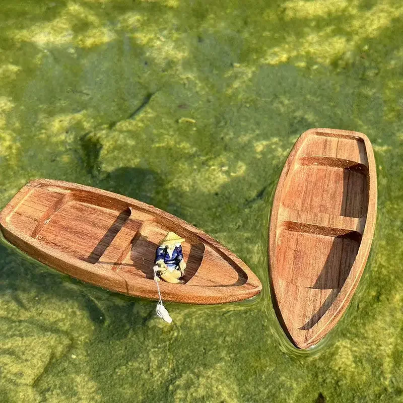 Handmade Wooden Boat Mini Floa - огляд і ціна Aquarium Driftwood