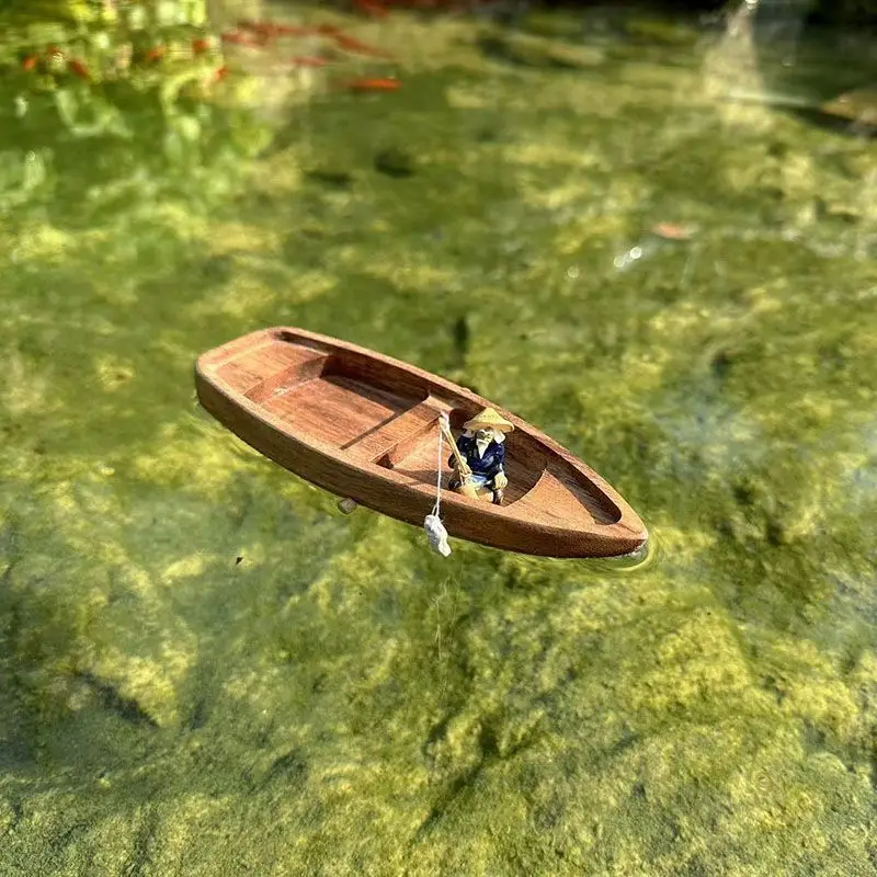 Handmade Wooden Boat Mini Floa - огляд і ціна Aquarium Driftwood