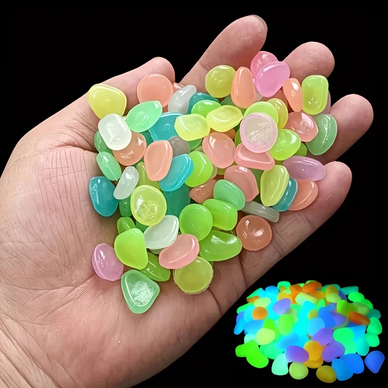 50-200pcs Glow in The Dark Peb - огляд і ціна Plant Aquarium Pot
