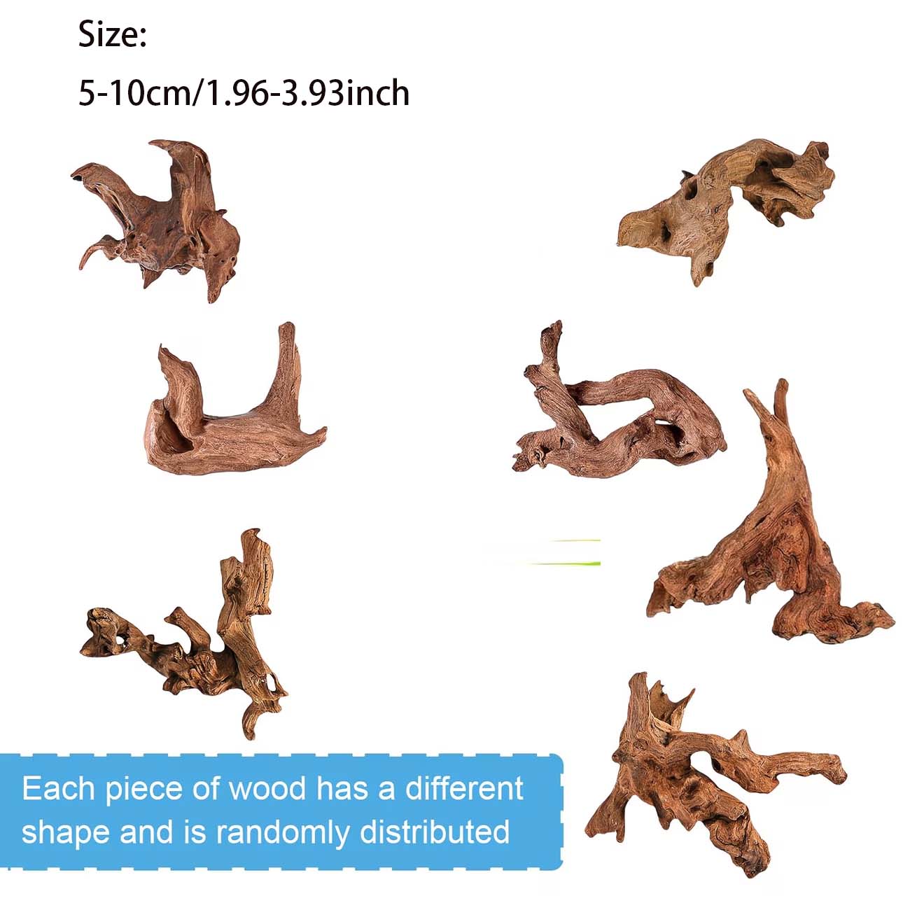 5-10CM Natural Sinkable Driftw - огляд і ціна Aquarium Driftwood