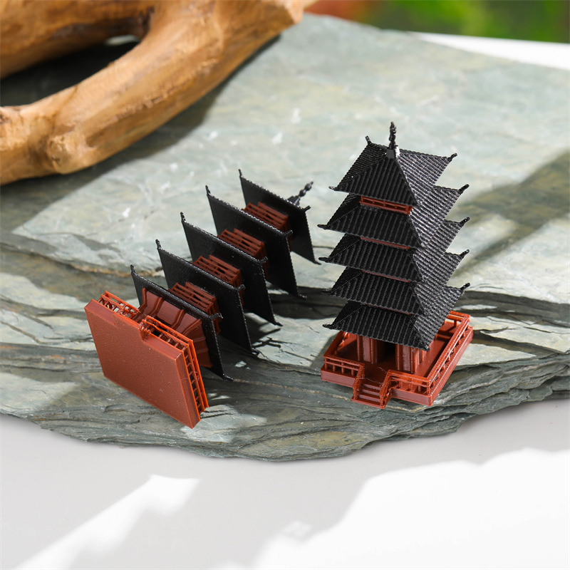 Mini Pagoda Statue Ancient Bui - огляд і ціна Aquarium Moss
