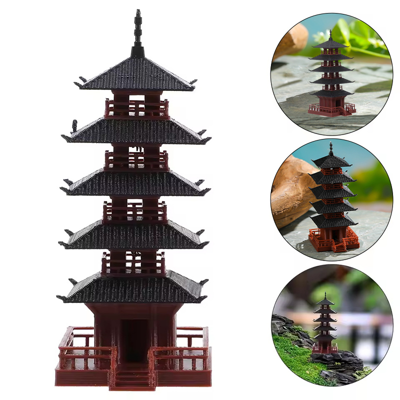 Mini Pagoda Statue Ancient Bui - огляд і ціна Aquarium Moss