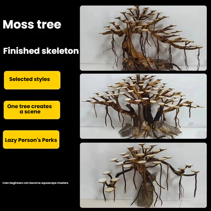 Aquarium Landscaping Moss Tree - огляд і ціна Aquarium Moss