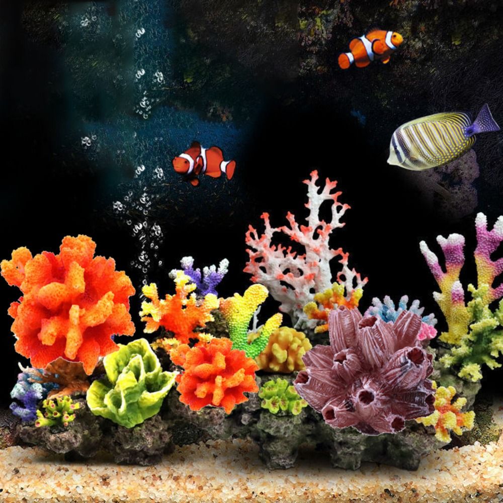 Colorful 1PC Lifelike Artifici - огляд і ціна Aquarium Plant Substrate