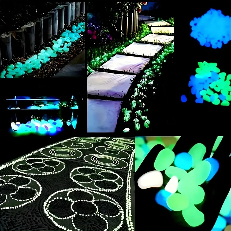 100pcs Resin Luminous Stones G - огляд і ціна Plant Aquarium Pot