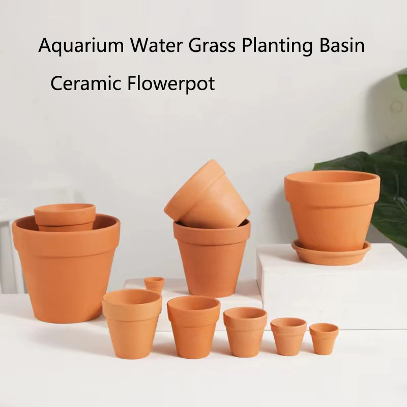 Red Mud Aquarium Decoration Fo - огляд і ціна Plant Aquarium Pot