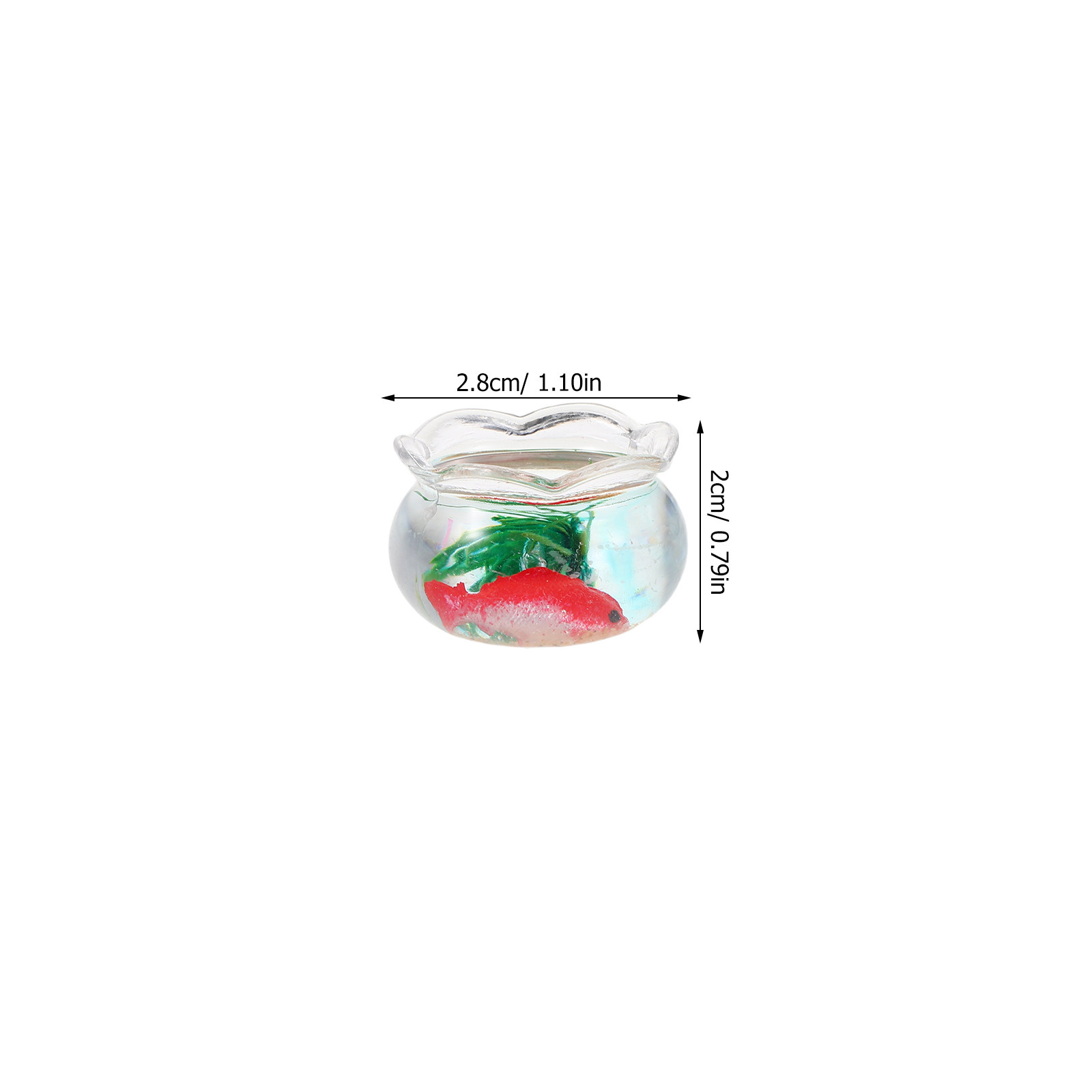 5Pcs Mini Fish Bowl Realistic  - огляд і ціна Planted Tank
